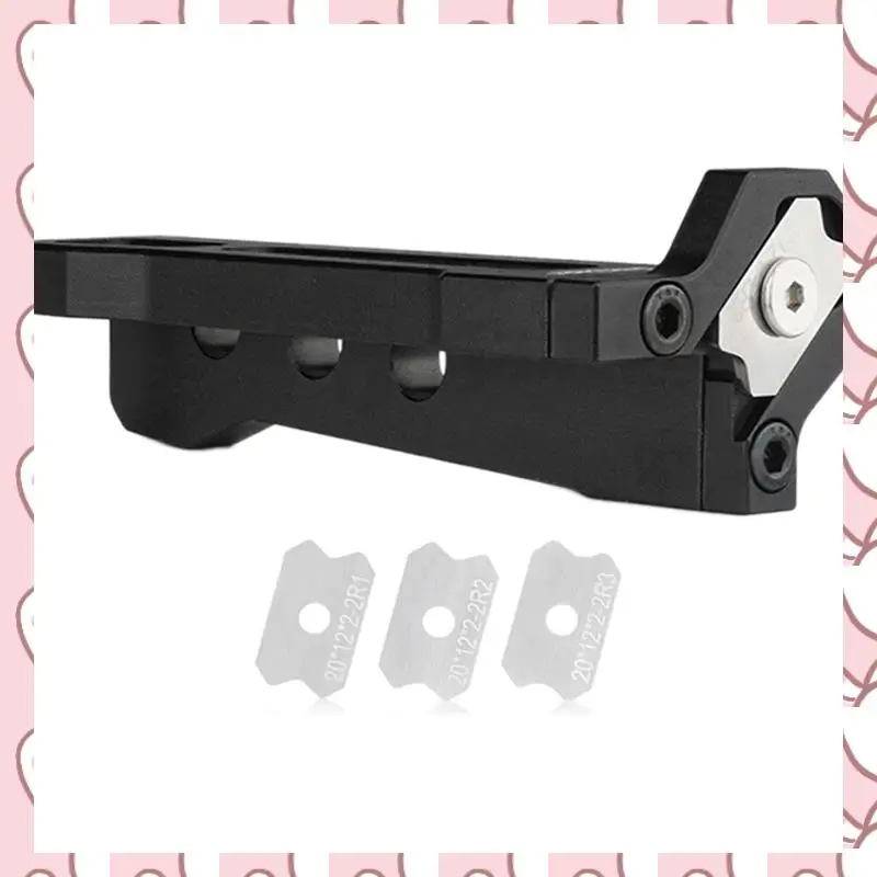 

HHTL Woodworking Edge Banding Manual Arc Trimmer Furniture Eco-Board Chamferer Fillet Scraper(R1+R2+R3)