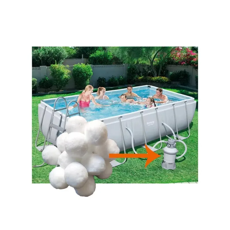 Swimming Pool Accessories Fiber Ball Filter Media Chamber Filter Ball