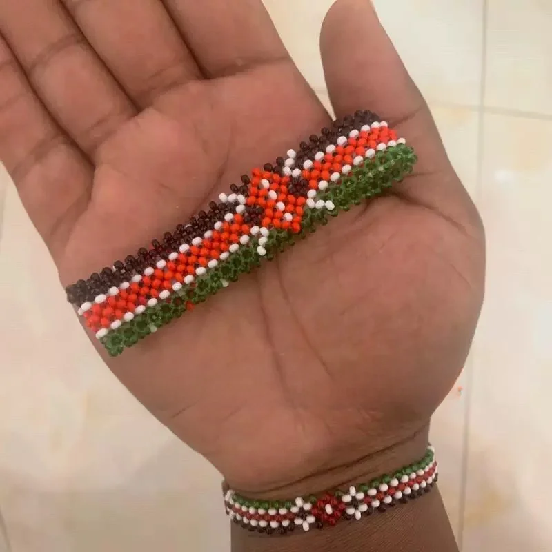 Marathon Running Bracelet Woven Hand Chain Non-Retentive Original Design Fashion Jewelry Accessory for Sports And Fitness