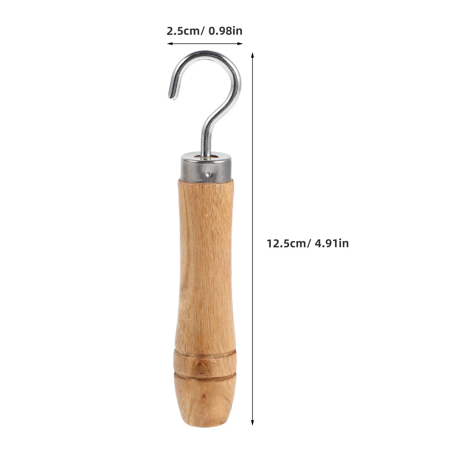Wooden Zipper Puller Assist Tool Clothing Fastening Aid For Senior Easy Dressing Elderly One Hand Use Assistance