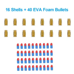 Shell Ejetando Toy Gun Bullets para crianças, bala de espuma EVA macia para Glock, pistola segura para meninos