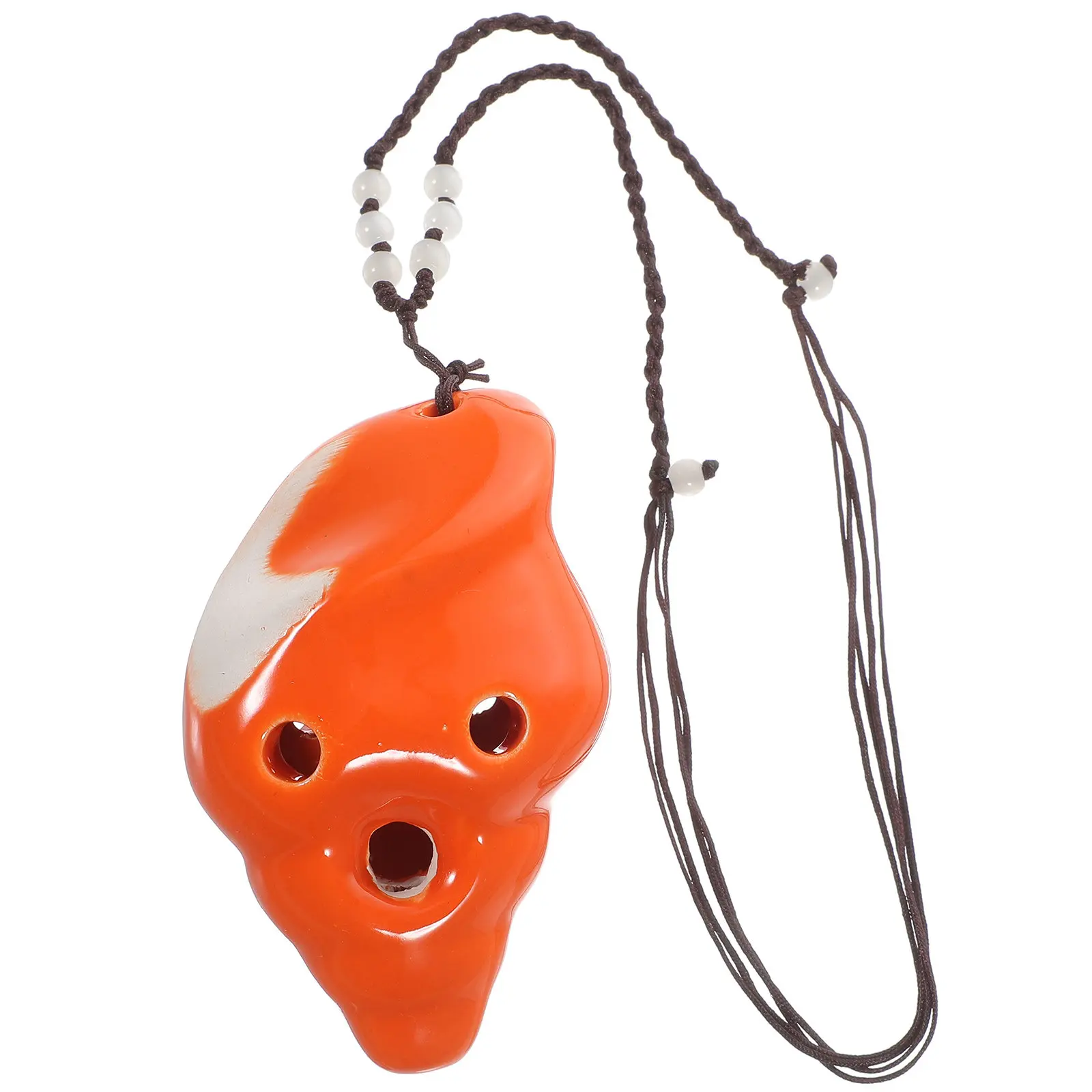 

Креативная 6-дырочная керамическая окарина с уникальным дизайном в виде ракушки, портативный духовой инструмент для начинающих