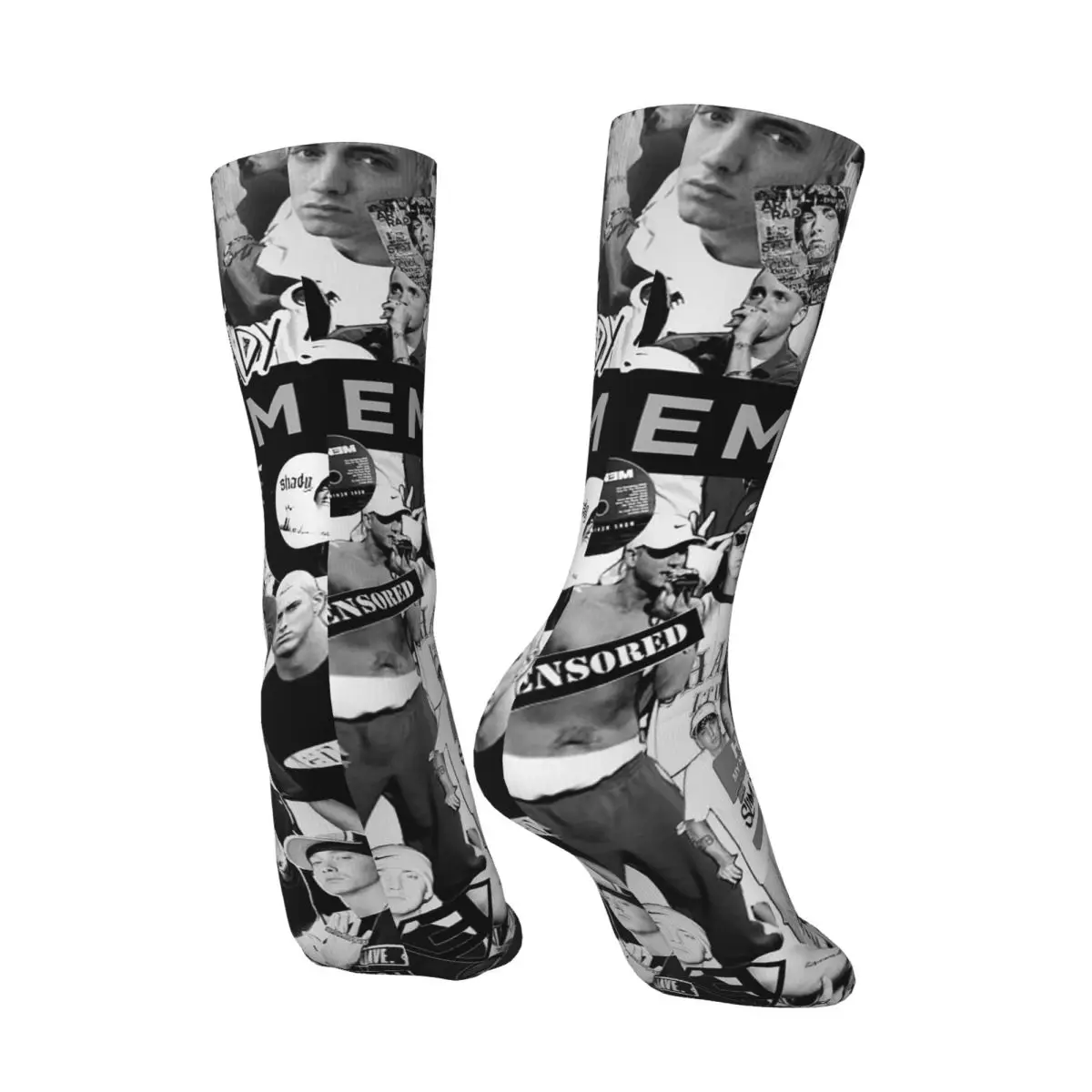 جميع المواسم ايمينيم الجوارب Harajuku الرياضة الأوسط أنبوب الجوارب جوارب مضحكة للرجال النساء هدايا عيد الميلاد #2