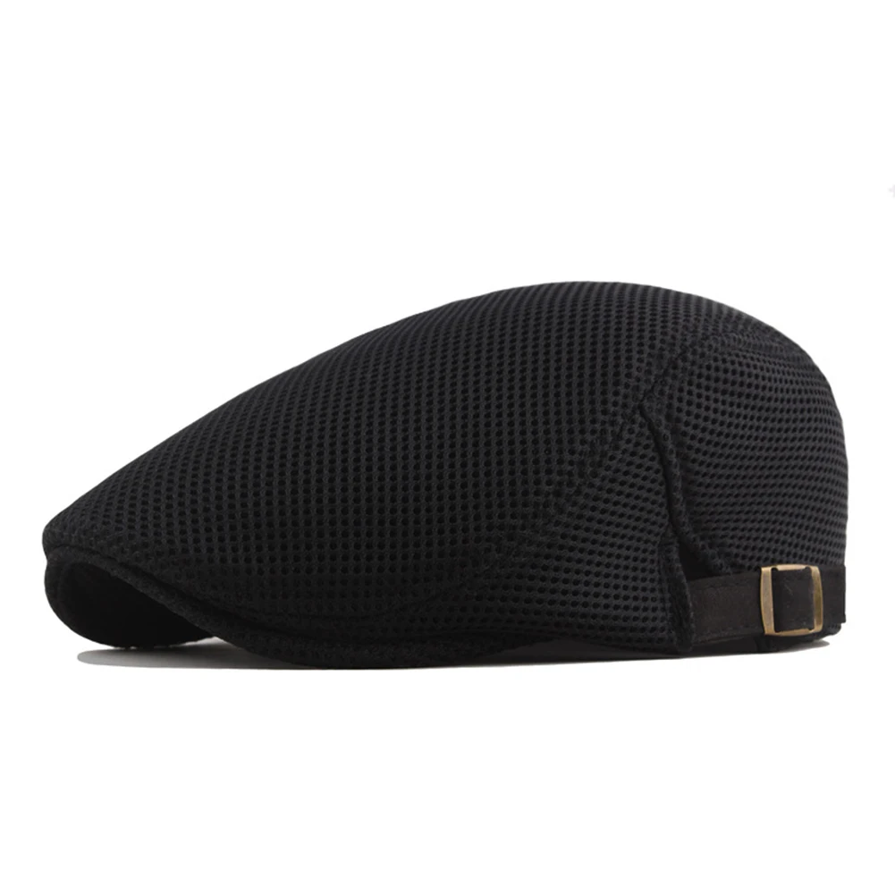 Cap Mens Hat Daily Travel Ivy Mesh Newsboy Retro Ascot Beret Breathable Cabbie Casual Comfortable Sun Protection