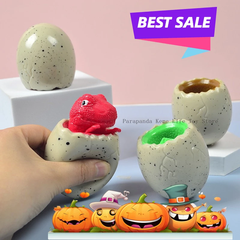 الجدة كأس بيضة ديناصور ضغط لعبة مضحك الإجهاد الإغاثة اسفنجي لعبة للأطفال الضغط الكمامة تململ هدية