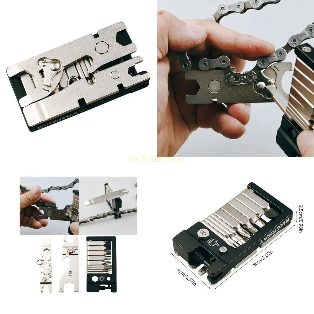 

M5TC Многофункциональный гаечный ключ Набор инструментов для ремонта велосипедов Портативный инструмент для ремонта велосипедов
