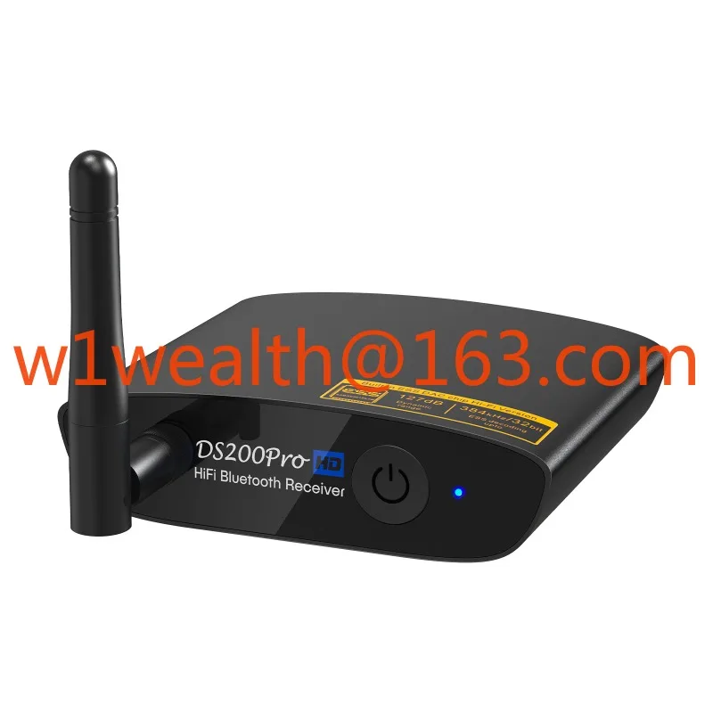 

Remote bluetooth 5.2 music receiver high fidelity audio adapter with audiophile DAC, AptX for home stereo/AV receiver