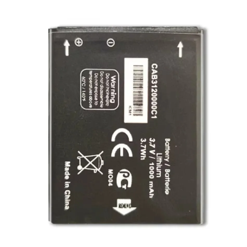 CAB3120000C1 CAB23A0000C1 1000Mah 3.7V Li-Ion Battery For Alcatel One Touch 768 OT710 OT888A OT880A