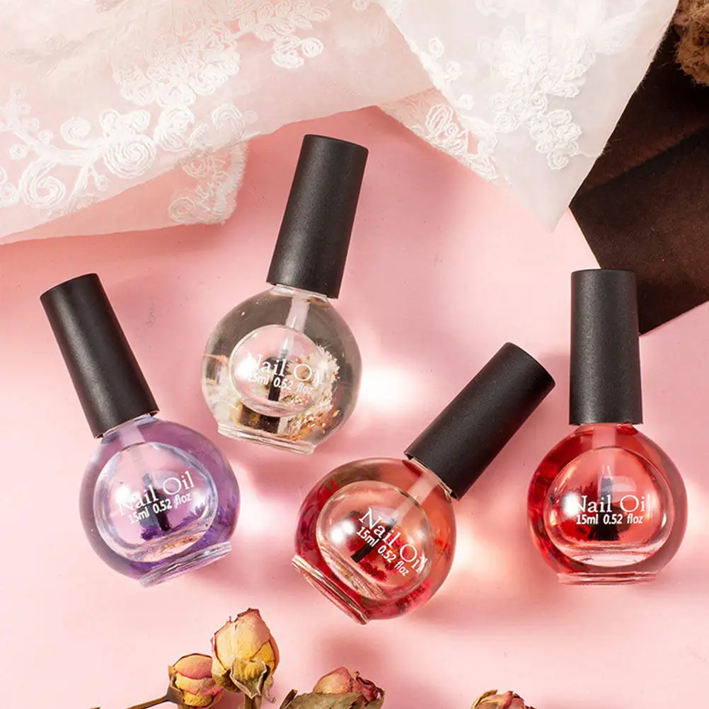 

7pcs Nail Care Oil 15ML Jasmine Blueberry Lavender Aloe Strawberry Salon DIY Home Use Practical Gift Manicure