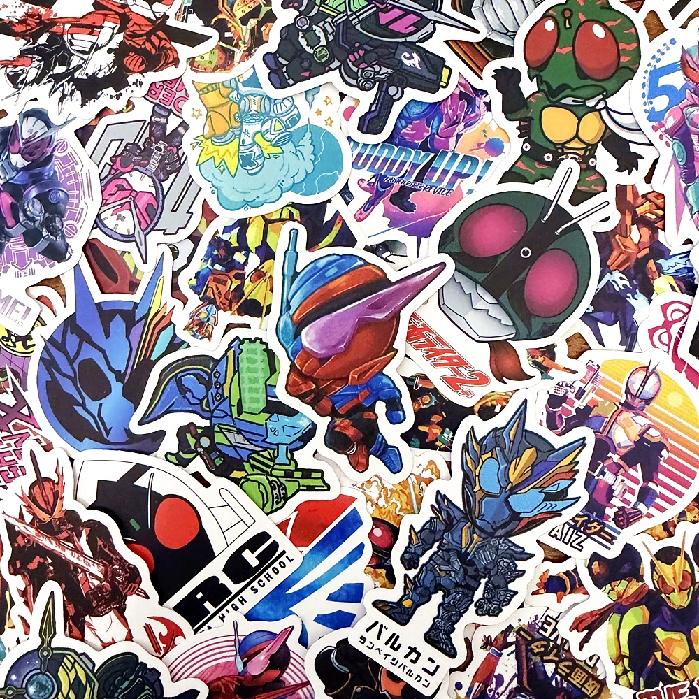 

10/50Pcs Kamen Rider Cartoon Anime Stickers For Boys Gift Motorcycle Car Bicycle Fridge Luggage Laptop Skateboard Kids Toy s