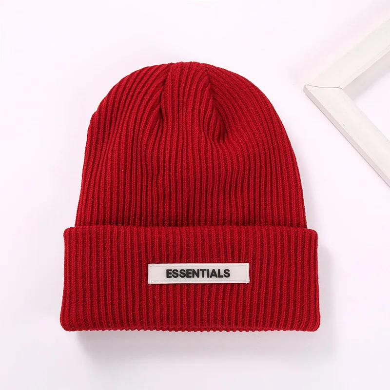 Autumn Winter Hip Hop Caps Hats Simple Woolen Children\'s Boys\' Korean Edition Knitted Pullover Thickened Warm Cold Resistant Hat