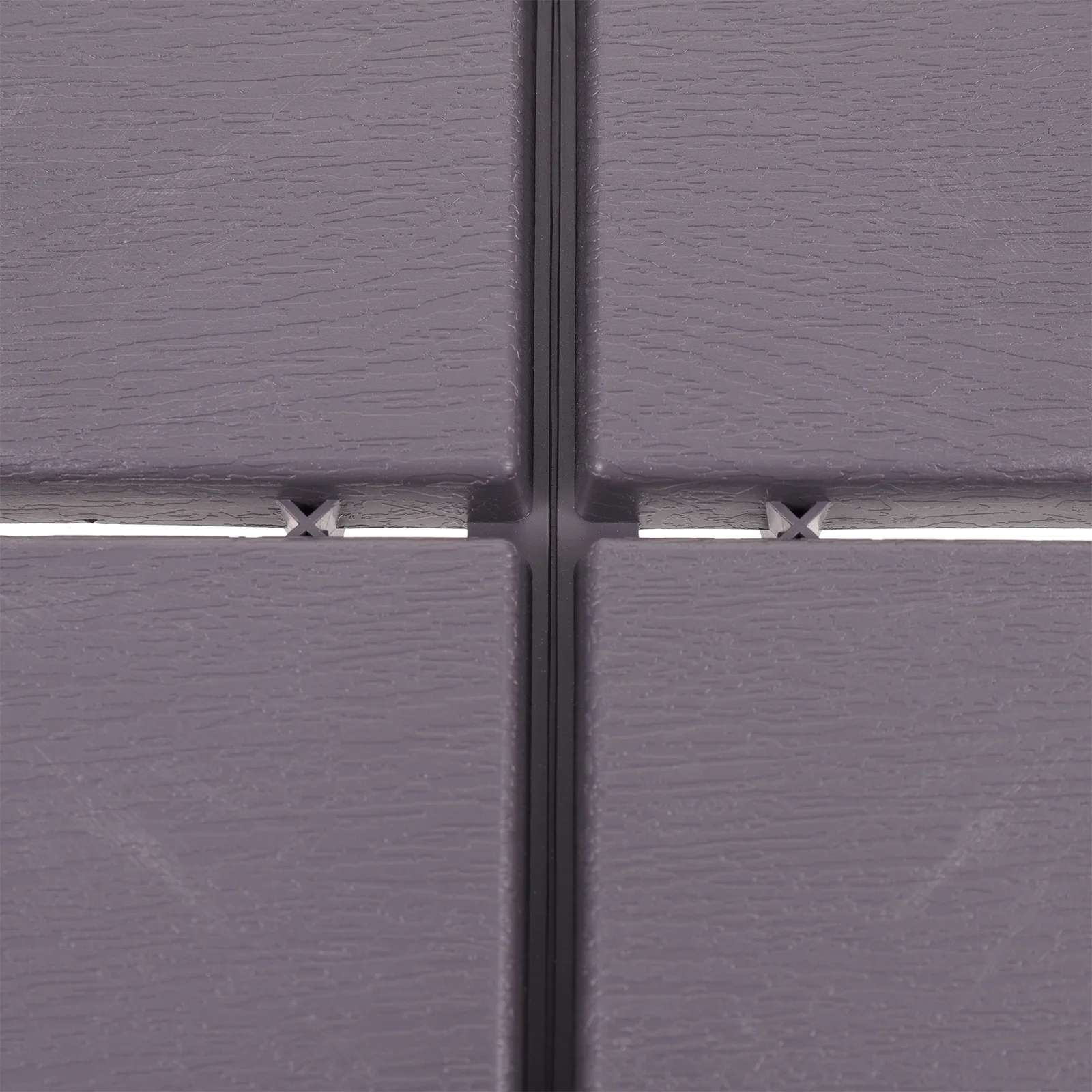 4 pçs auto-montar telhas de deck de plástico à prova de água pátio varanda piso bloqueio telhas de deck de plástico telha