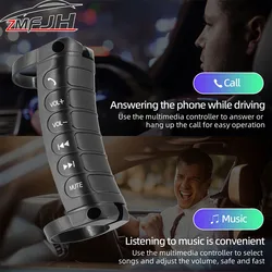 6 Keys Wireless Car Steering Wheel Controller Remote Control Button Universal Multi-function Volume Switch Buttons For Android