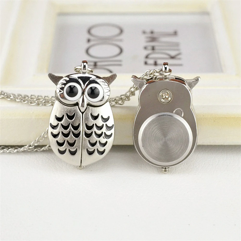 

Owl Pocket Lightweight Fashion Creative Lovely Lovely Owl Pocket Watch Practical Decorative Timepiece Gift