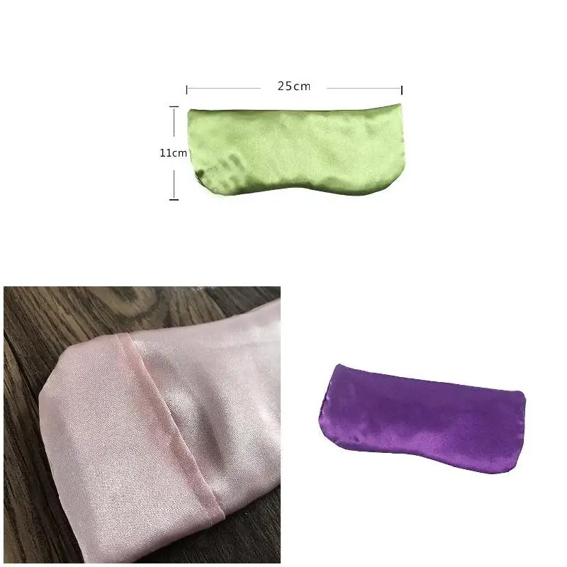 Yoga Eye Mask Filled with Cassia Seed Lavender Massage Relaxation Mask Aromatherapy Yoga Aids For Women Men Sleeping Reuse