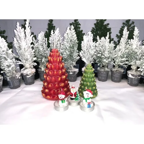 Darkbusiness Christmas Theme Decorative Scented Candle Set