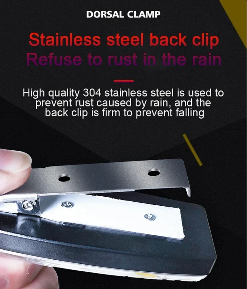 1~5Pcs LED Red Blue Caution Emergency Police Light Flashing Shoulder Lamp USB Rechargeable Shoulder Warning Safety Torch Light