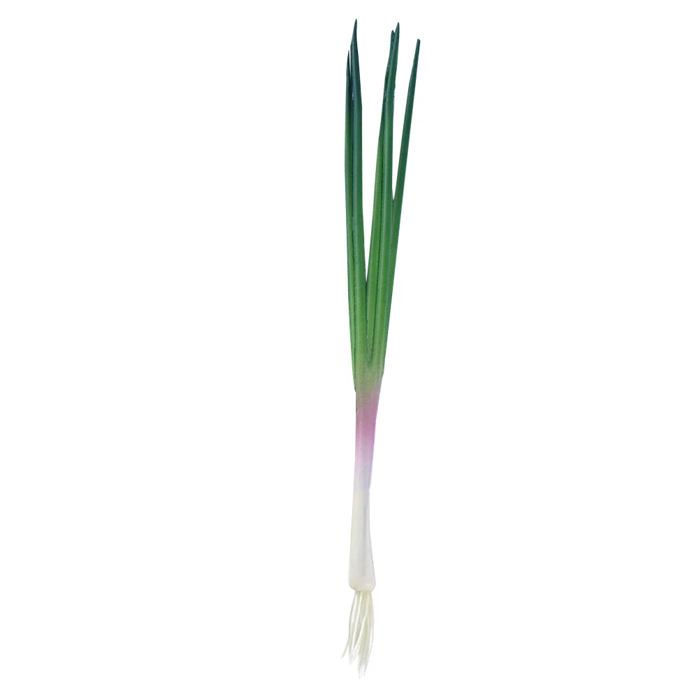 Simulated Scallion Model Lifelike Fake Scallions Veggie Model Fake Vegetable Prop