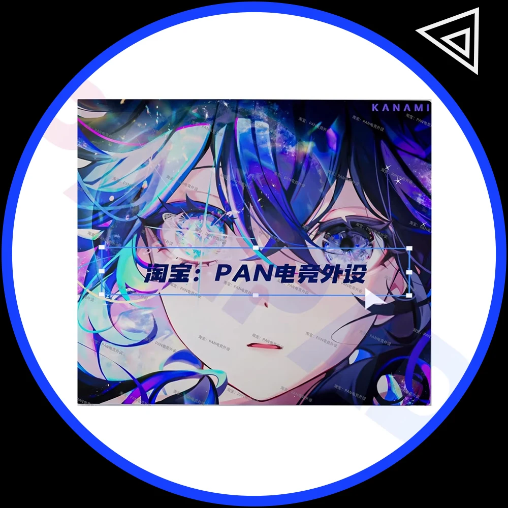 

PAN Esports Kanami Hoshino Glass Mousepad FPS Smooth and Speed Mouse Pad Duplicate Kanami Minami For TTK APEX CSGO PC Gamer