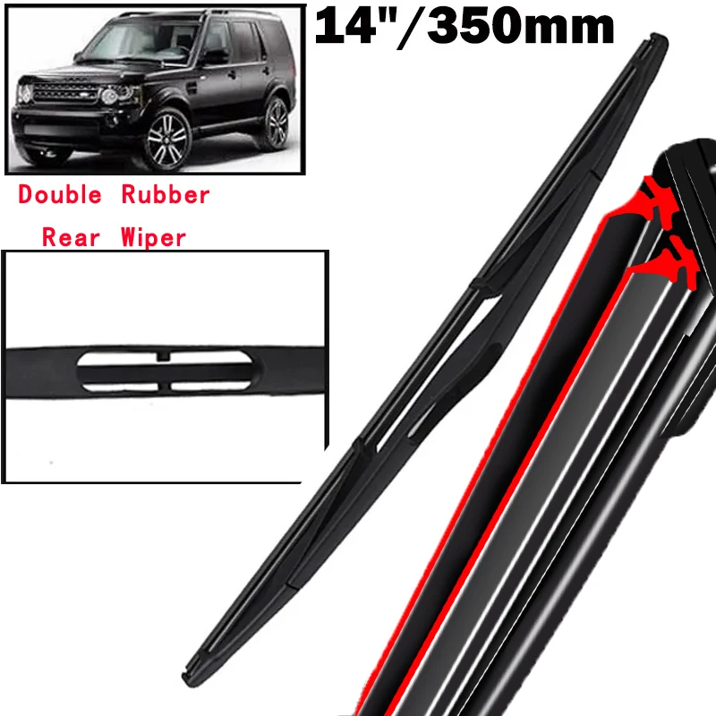 

Car Wiper 14" Rear Wiper Blade For Land Rover Discovery 2 1998 - 2004 Windshield Windscreen Tailgate Window Rain Brush