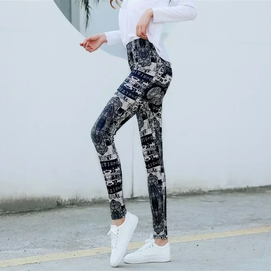 Jambières taille haute imprimées pour femmes, leggings sexy, décontractés et colorés, adaptés à la plupart des pantalons TANLeggins, mode