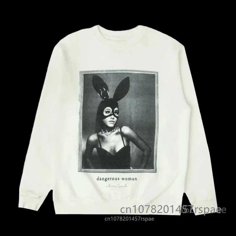 Ariana Grande Positions Sweatshirt Women Printed O-neck Gothic Streetwear Harajuku 2024 New men Clothes Long Sleeve Hoodies Coat