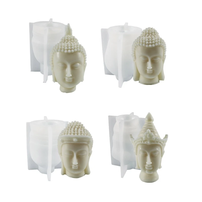 

Figure Molds Moulds Buddhas Head Shaped Crafts Mould Silicone Material Dropship