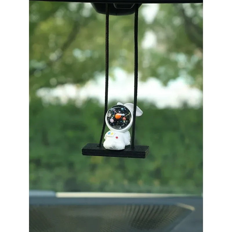 Car Swing Astronaut Pendant 2026 New Internet Celebrity Astronaut Jewelry Car Ornament Car Pendant