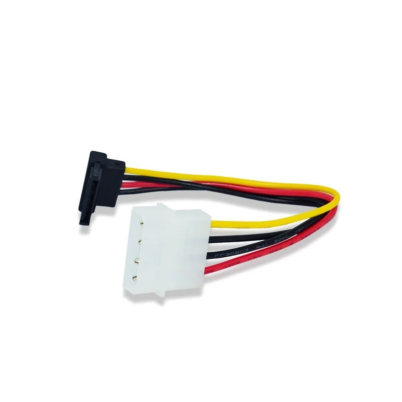 Big 4P Turn 15P Power Cord Elbow Big 4p Turn SATA 90 Degree Bend D Head IDE Turn SATA Power Supply Line