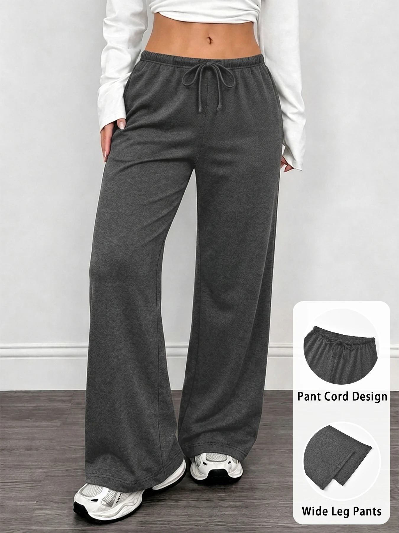 Women’s Super Soft Drawstring Sweatpants, Straight-Leg Workout Pants for Yoga, Running & Gym