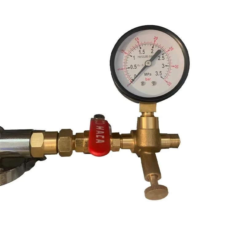 최고급 테스트 벤치 배관 공구 수동 수압 테스트 펌프 수동 고압 테스트 펌프