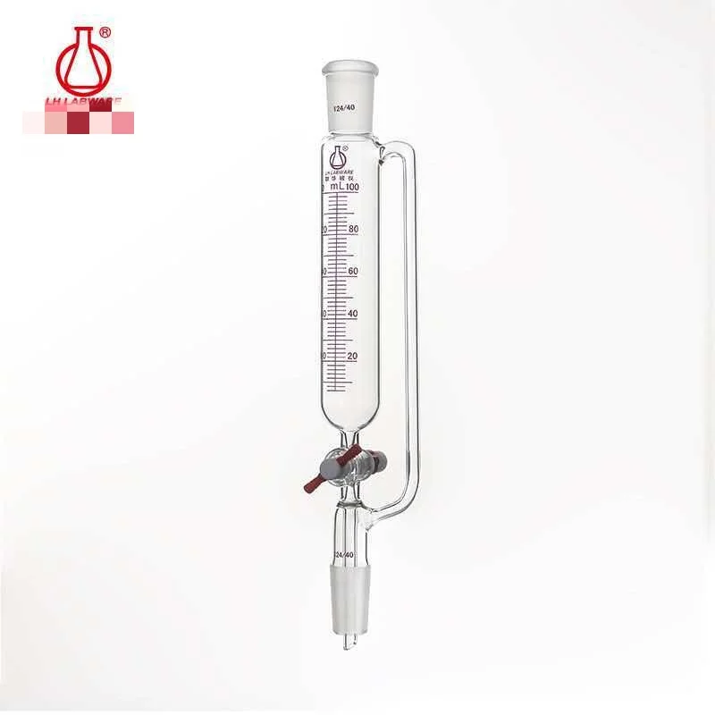 Glass constant pressure funnel PTFE fine adjustable valve 256010025050001000ml drip funnel