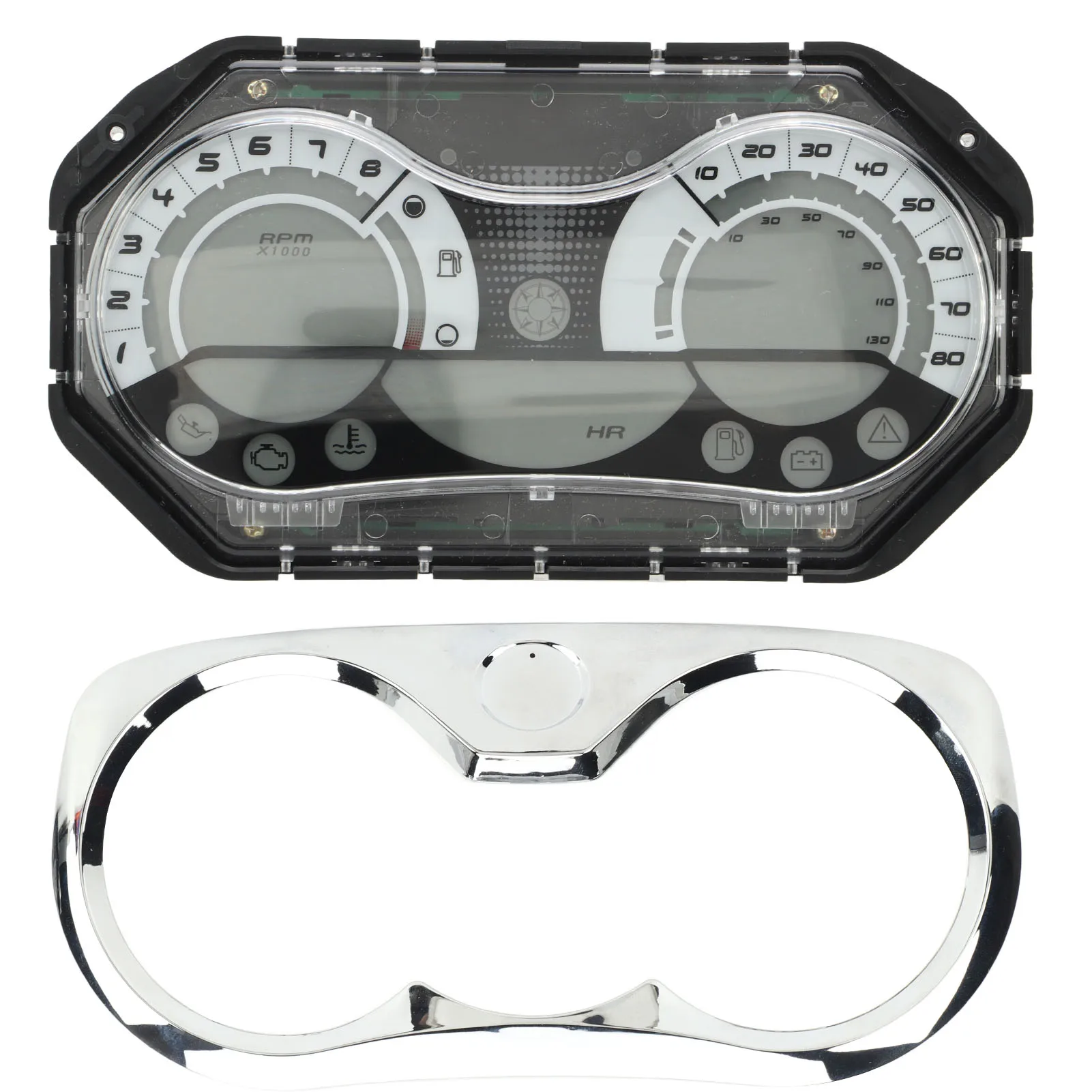 

27800214 LCD BRP Speedometer Gauge 278002270 Motorboat Instrument Gauge Cluster Replacement for Sea‑Doo GTX RXP WAKE 278002270