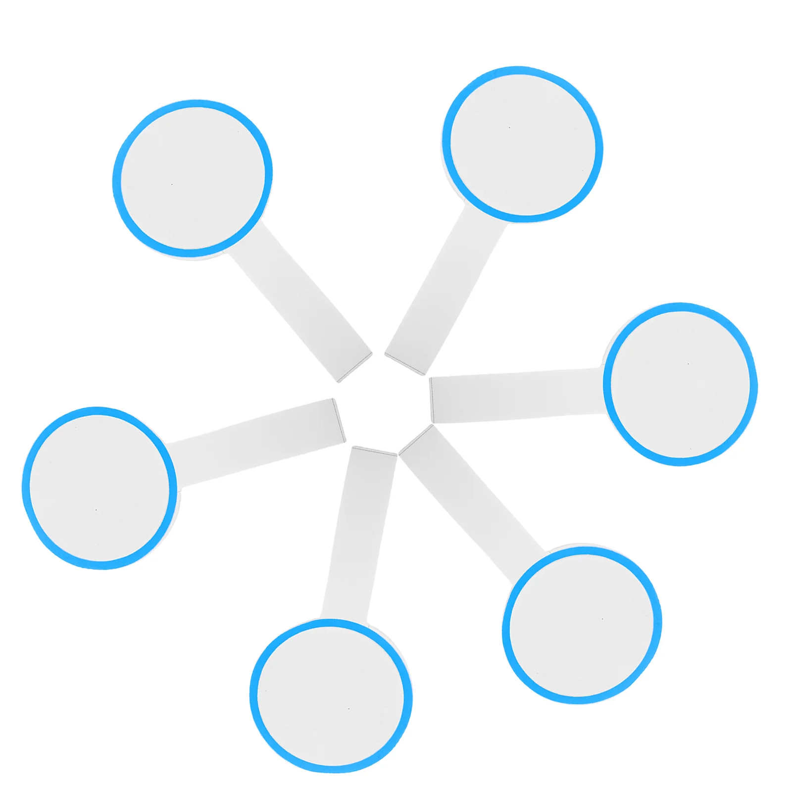 6 Pcs Whiteboard Score Handheld Basketball Scoreboard Office Supplies Stationary Boards Mini Whiteboards Blue