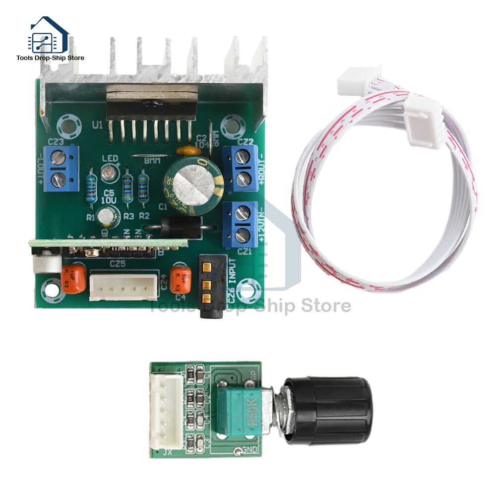 TDA7297 Bluetooth Amplifier Board 15W+15W Stereo Digital Power Wireless Audio Receiving Module Dual Channel Home Amplifier