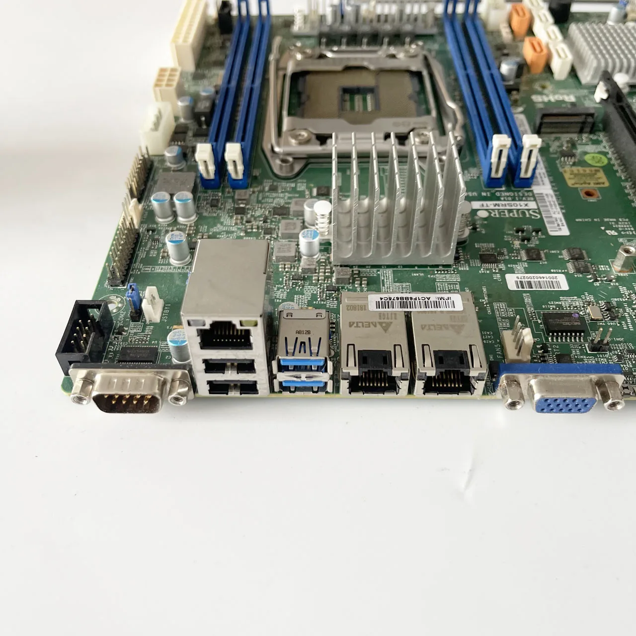 Supermicro X10SRM-TF Main Board Dual 10 Gigabit Network Port C612 Support M2 NVME E5V3V4 with Stopper