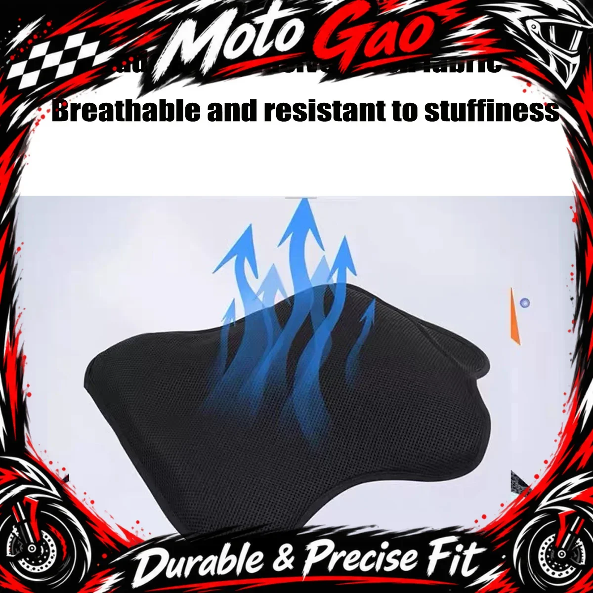 Fit For CFMOTO 700MT 800MT 800MTX Motorcycle gel heat insulation cushion cover waterproof breathable honeycomb gel seat cover
