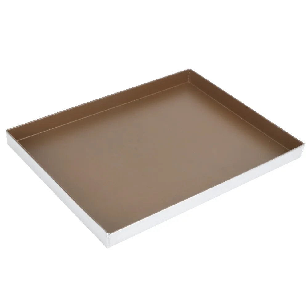 

Aluminum Alloy Cake Baking Mold Non Stick Right Angle Rectangle Baking Tray Easy to Clean Food-Grade Baking Pan Bakery Catering