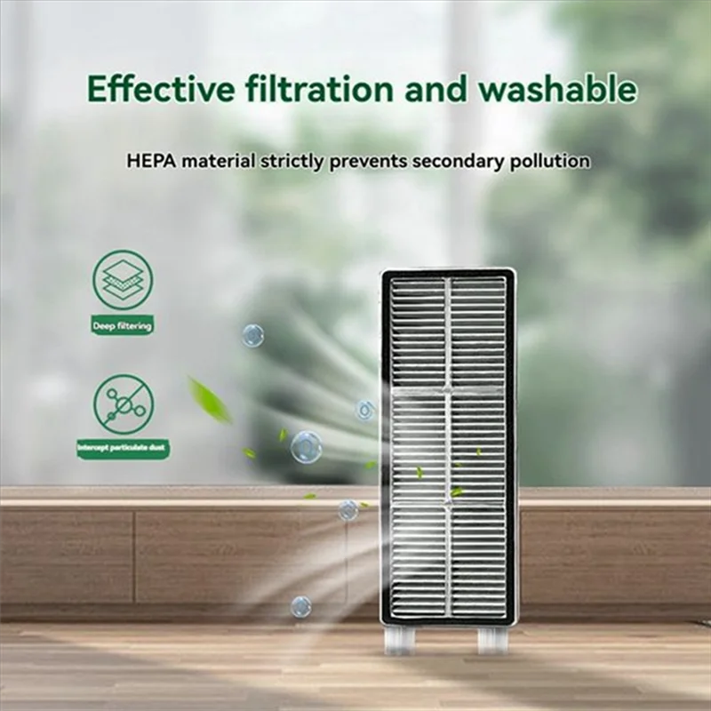 10 قطعة ل Dreame Mova G30/G30 Pro/G30 الترا مكنسة كهربائية اكسسوارات عدة فرشاة فلتر Hepa كيس لجميع الغبار مجنزرة ممسحة القماش