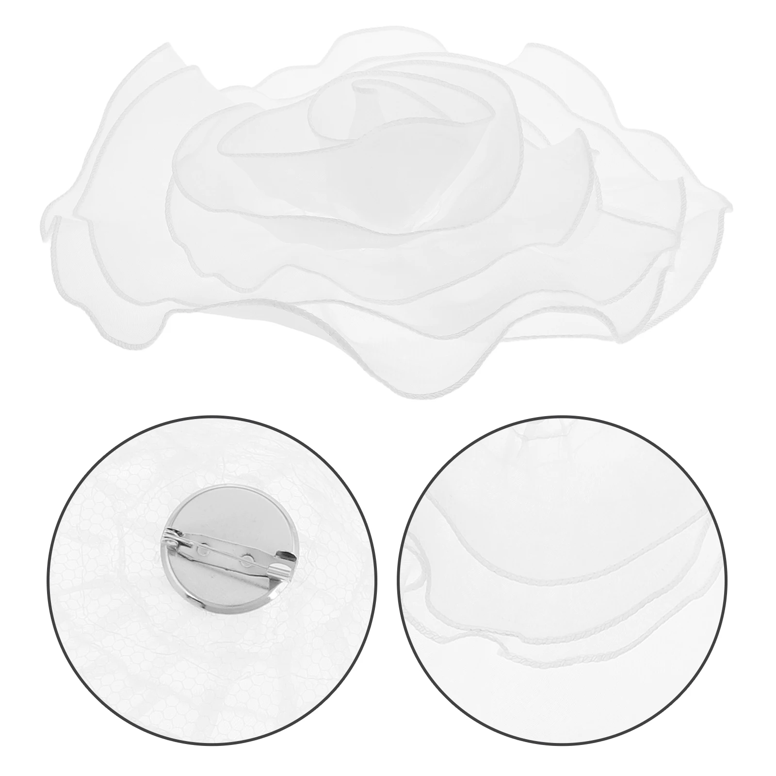 

Three-dimensional Large Flower Brooch Embroidery Base Pins for Women Fashion Accessories