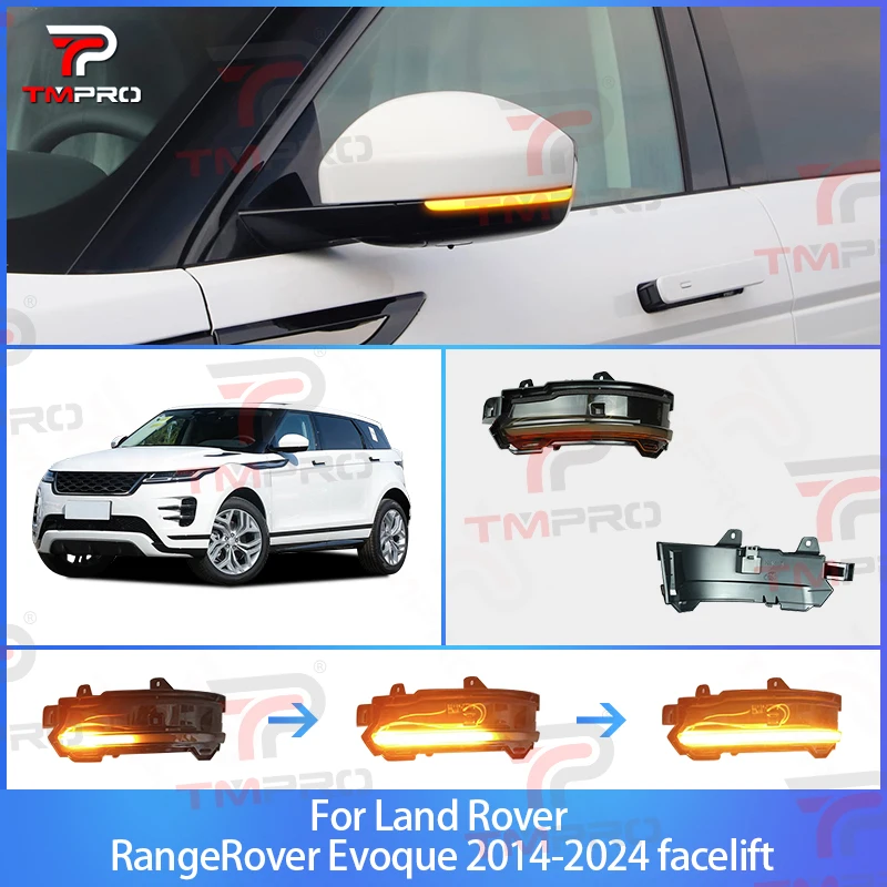 

Dynamic Led Turn Signal Light Rearview Flashing Mirror Lamp For Land Rover Range Rover Evoque Velar L560 Jaguar F-Pace X761 X540