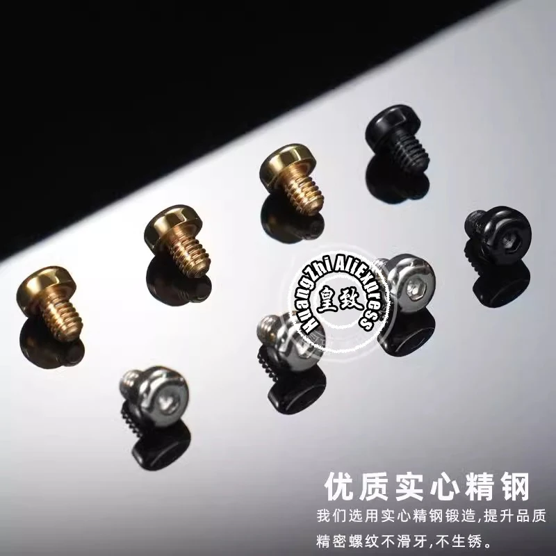 Черный, золотой, серебряный винт из нержавеющей стали для Seiko Tuna Canned SNE497/498/499/518/533/535/537, корпус часов, может корпус, винты для брони