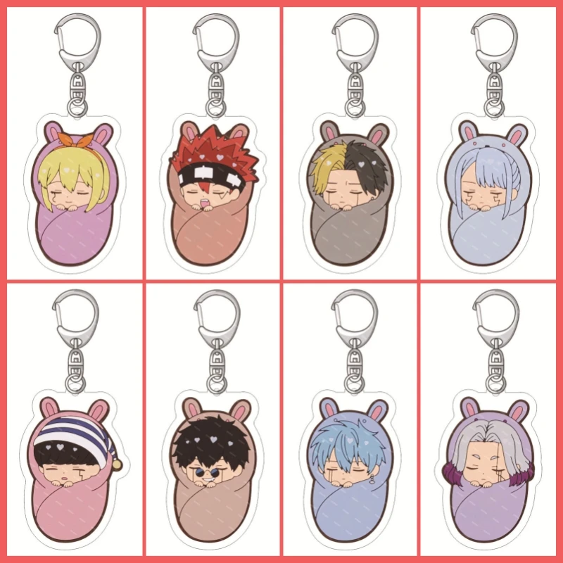 Anime Mashle magie et Muscles Mash acrylique porte-clés nouveau pendentif produits connexes porte-clés cadeaux sac breloques Q version dessin animé