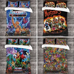 2022 He Man And The Masters Of The Universe All Season Twin Bedding Set 3 Piece Comforter Set Bed colcha casal bed sheet