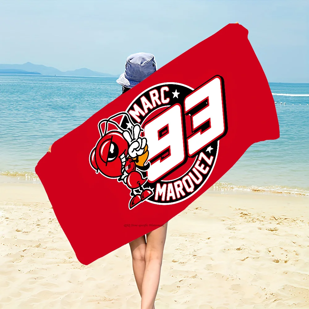 1PC M-Marc M-Marquez Towel Microfiber Beach Towel Quick Dry Kids Beach Blanket Soft Unisex Camping Pool Towel