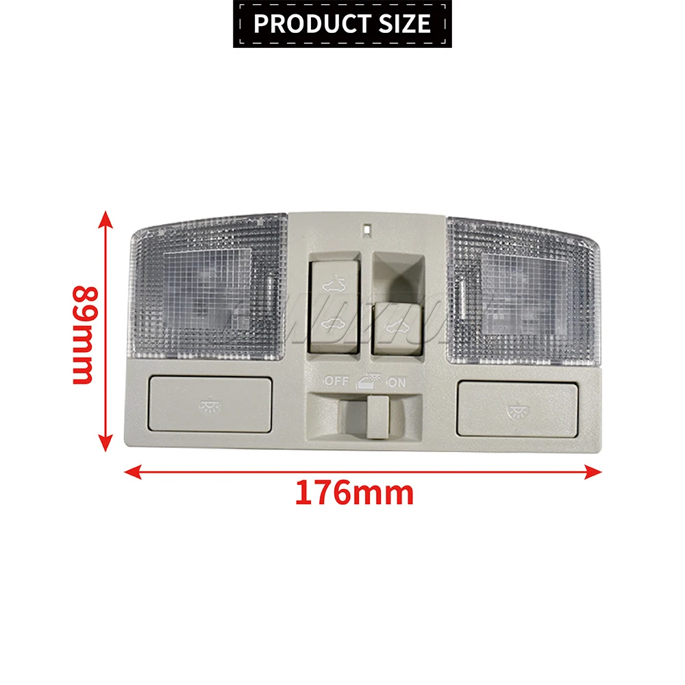 

Новая кнопка управления внутренним освещением и люком (серая) BBM6-69-970 для Mazda 3 2010-2013, замена плафона освещения салона автомобиля