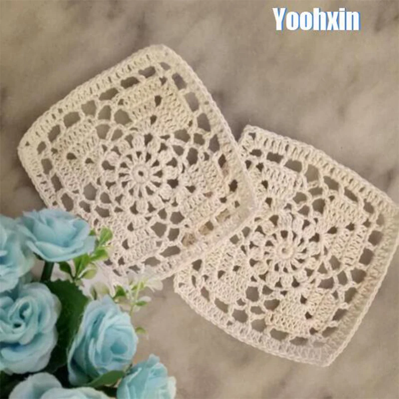 Luxury Cotton Placemat Cup Coaster Mug Kitchen Christmas Dish Pan Table Place Mat Cloth Lace Crochet Tea Coffee Doily Glass Pad