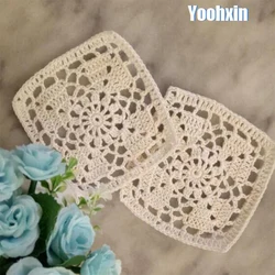 Luxury Cotton Placemat Cup Coaster Mug Kitchen Christmas Dish Pan Table Place Mat Cloth Lace Crochet Tea Coffee Doily Glass Pad