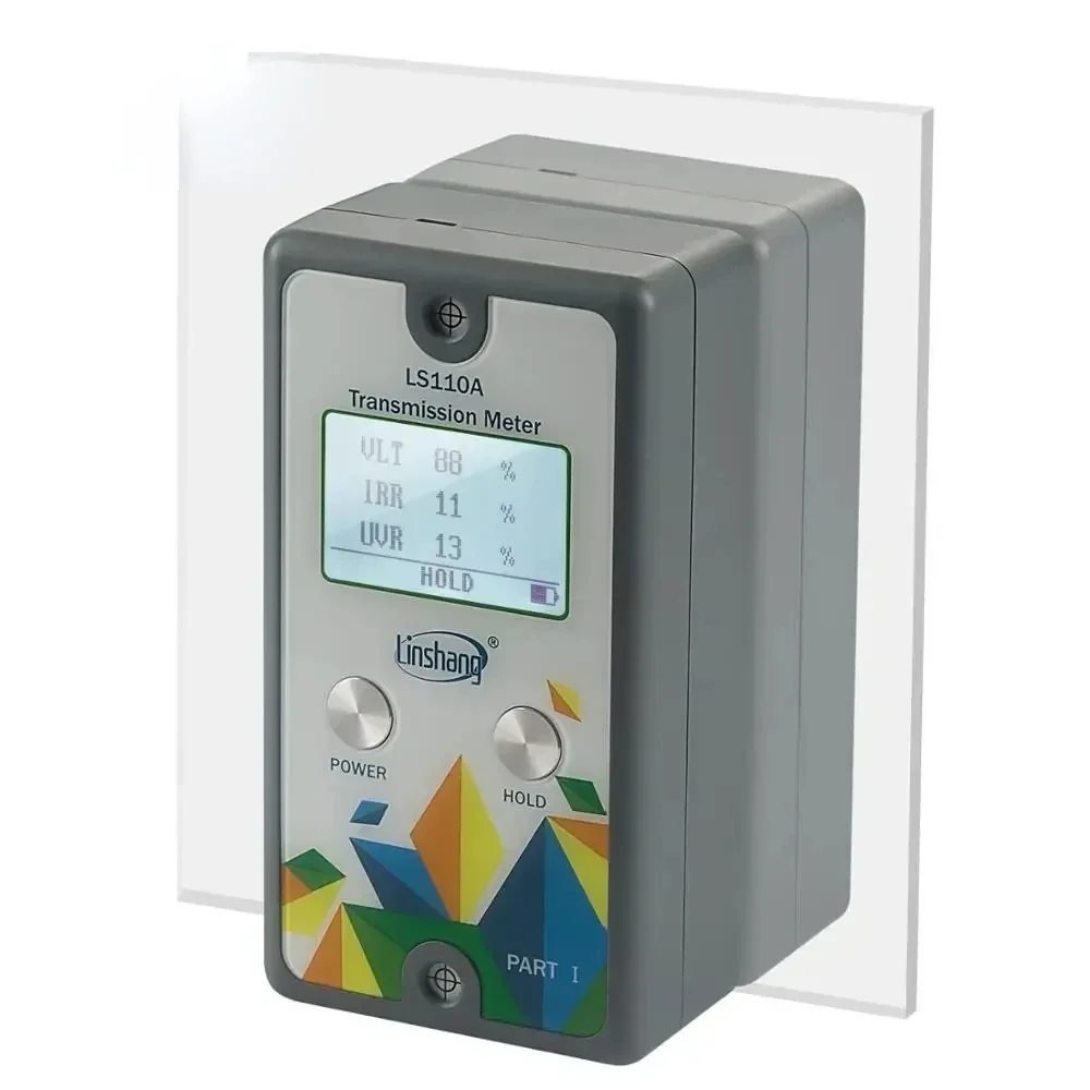 Linshang Split Transmission Meter with IR UV Rejection 550nm Visible Light Tansmittance for Glass Film Front Windshiled LS110A