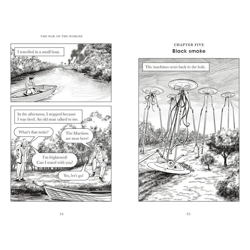 قارئات البطريق المستوى 1 حرب العالم ELT قارئ متدرج H G Wells Ladybird Books Ltd 9780241588840 كتاب #3